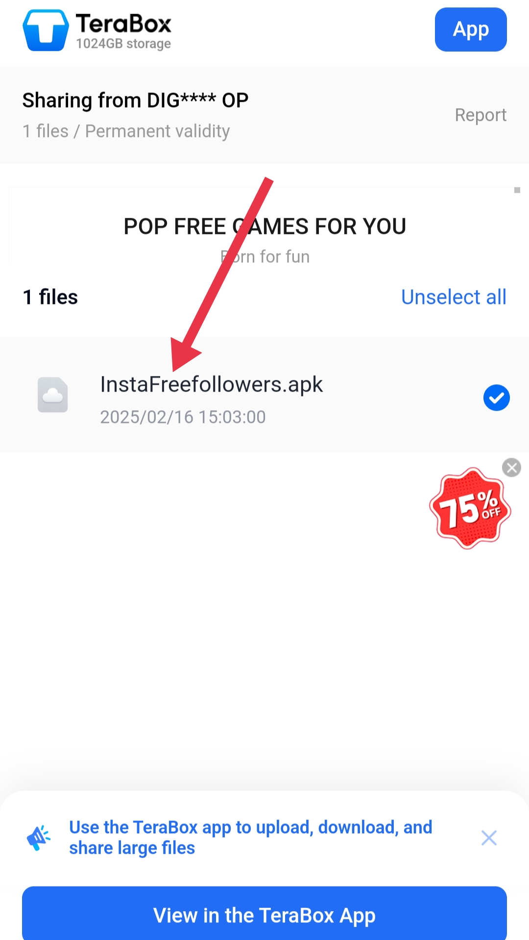 Free Followers screenshot
