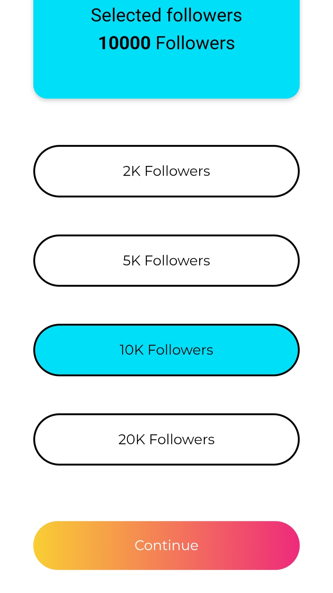 Free Followers screenshot