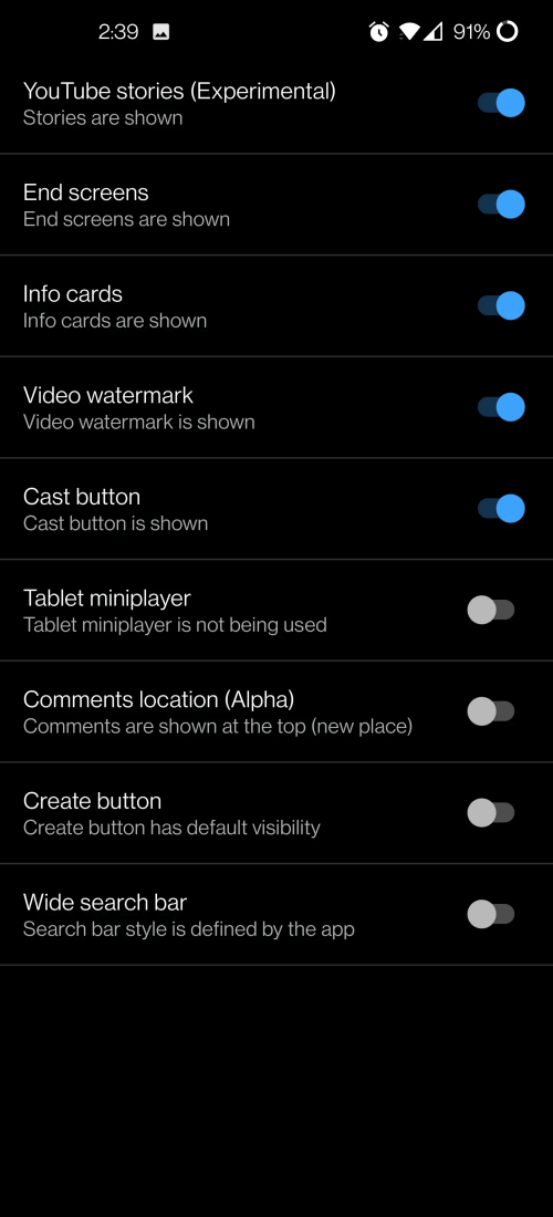 YouTube ReVanced MOD screenshot